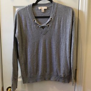 Michael Kors gray lightweight sweater size small